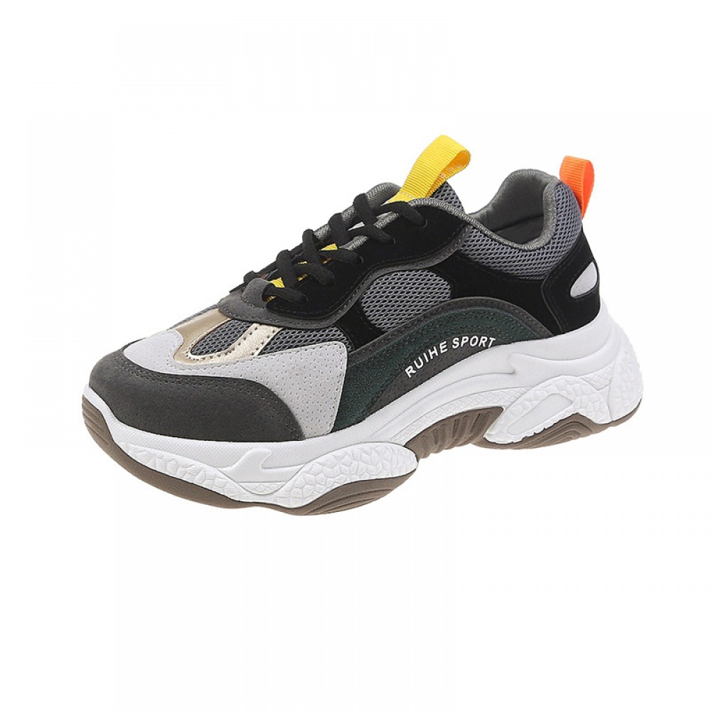 Color-Changing Flying Woven Women's Summer Breathable Mesh Sports Shoes